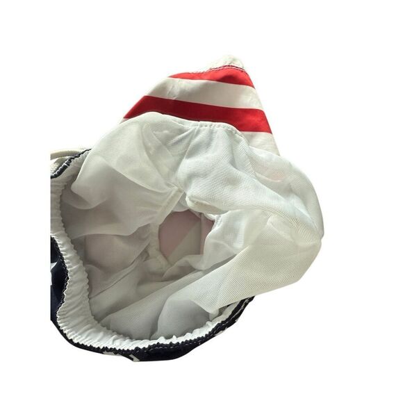 Old Navy American flag baby boy swim trunks sz 18 months bathing suit - Picture 2 of 3